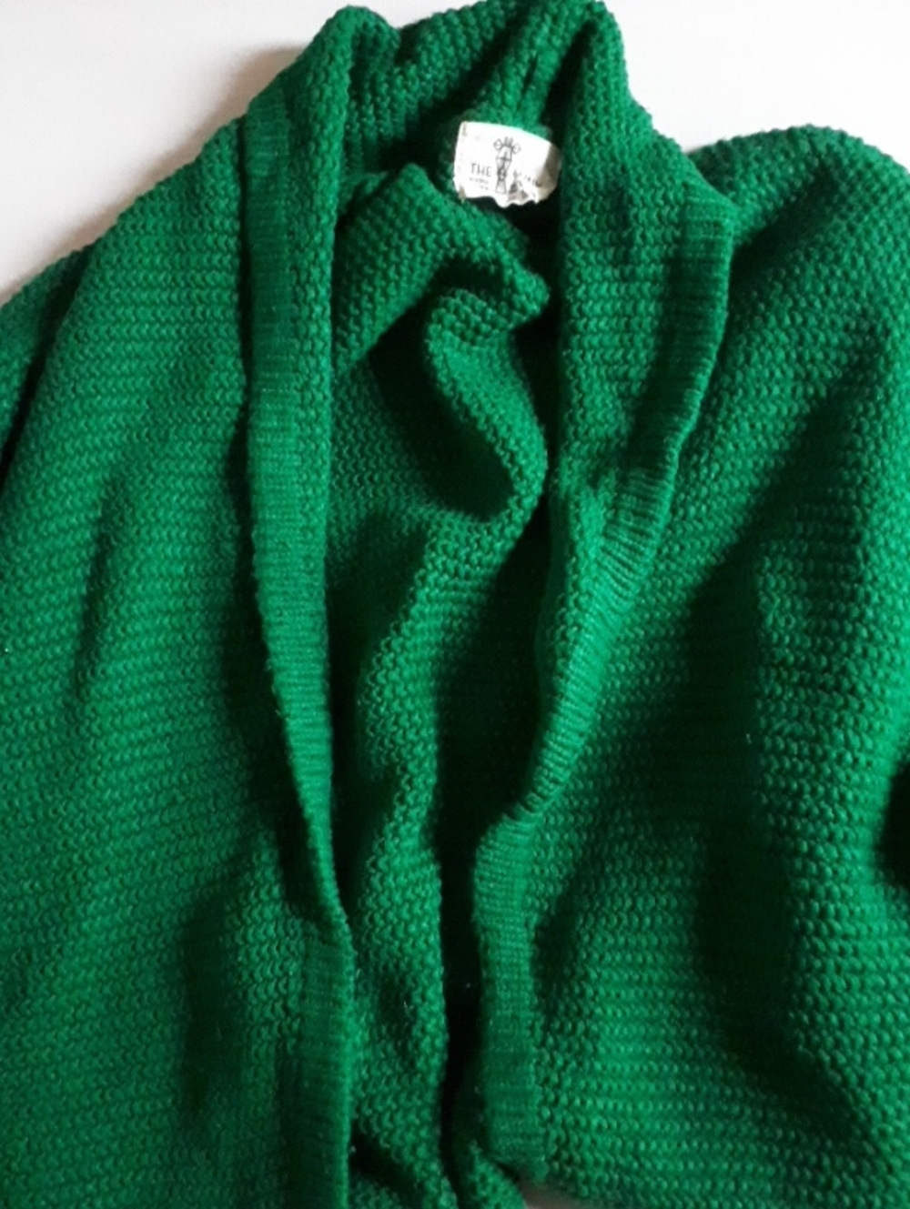 The Skinny Green Knit Erinn Cardigan